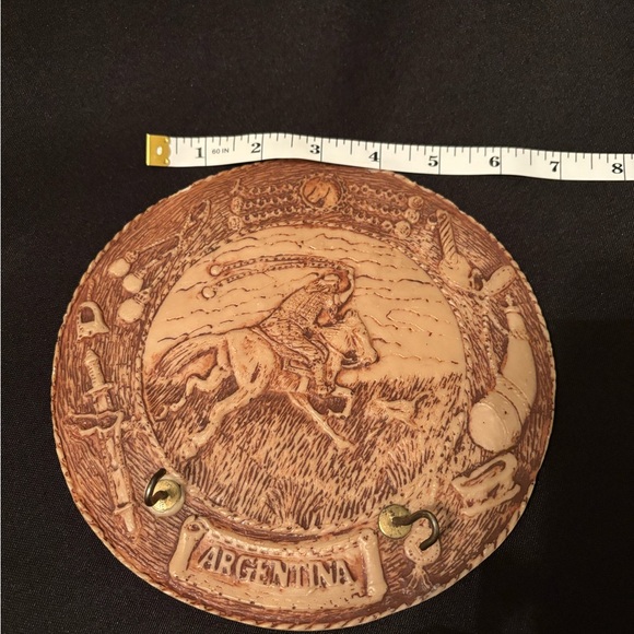 Vintage Cowboy Art Plate - Picture 3 of 4